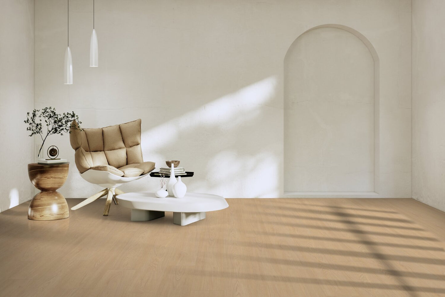 Suelo de PVC GERFLOR VIRTUO 55 RIGID ACOUSTIC 5.70mm de Espesor en Lamas de 229mm x 1250mm. Precio para Caja de 7 lamas y 2m2